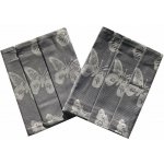 Sleep-well Motýlci 50x70 šedá 3 ks – Zboží Mobilmania