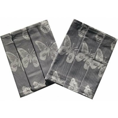 Sleep-well Motýlci 50x70 šedá 3 ks – Zboží Mobilmania