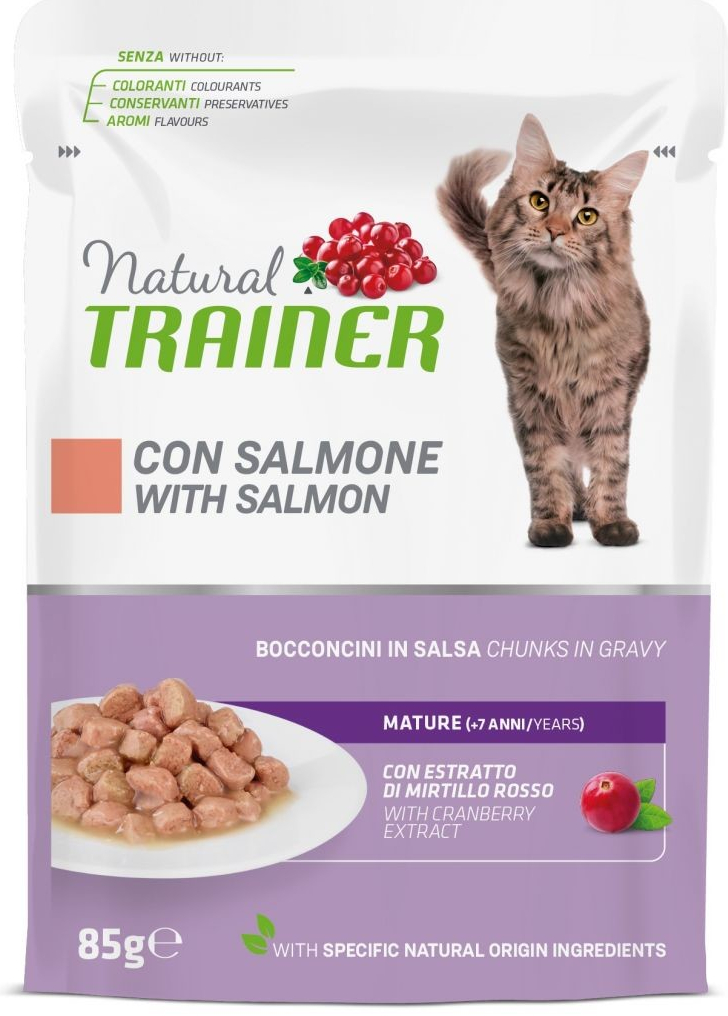 Natural Trainer CAT MATURE losos 85 g