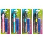 Gumovatelné pero CONCORDE CoolMix, modrá náplň, 0,7mm, 3ks náplně – Zboží Mobilmania