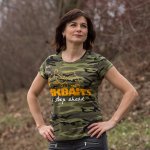 Mikbaits oblečení Dámské tričko camou Ladies team – Zboží Mobilmania