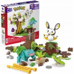 Mega Construx Pokémon Emolga a Bulbasaur's v čarovném lese – Zboží Dáma