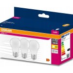 Osram 3x LED žárovka E27 A60 4,9W = 40W 470lm 2700K Teplá bílá – Hledejceny.cz