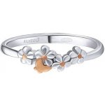 SILVEGO Stříbrný prsten Hestia pozlacený růžovým zlatem JJJ801RRGP – Zboží Dáma