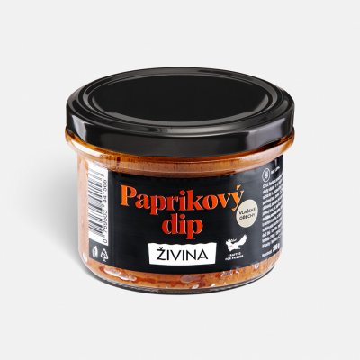 Živina Paprikový dip z vlašských ořechů 200 g – Zboží Dáma