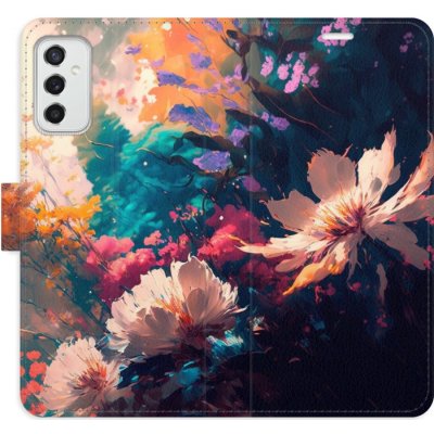 Pouzdro iSaprio Flip s kapsičkami na karty - Spring Flowers Samsung Galaxy M52 5G – Zbozi.Blesk.cz