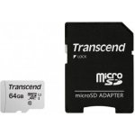 Transcend microSDXC 64 GB UHS-I U1 TS64GUSD300S – Zboží Mobilmania