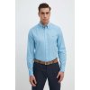 Pánská Košile Tommy Hilfiger bavlněné tričko regular s límečkem button-down MW0MW30934 modrá