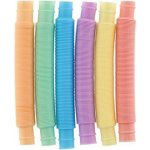 Teddies Stavebnice trubky/trubičky natahovací 6 ks – Zboží Mobilmania