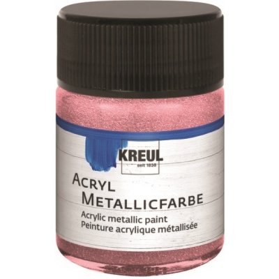 KREUL metallic akrylové barvy 50 ml pink – Sleviste.cz