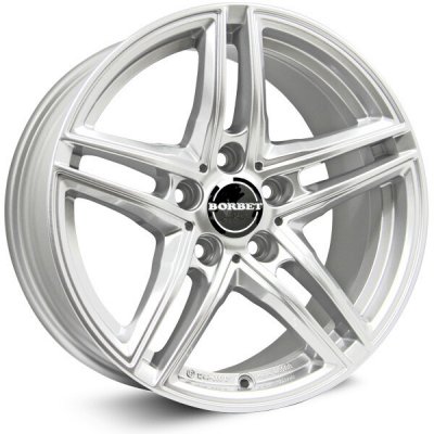BORBET xr 8x17 5x120 ET30 brillant silver | Zboží Auto