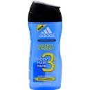 Adidas 3 Active Sport Energy Men sprchový gel 250 ml