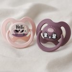 Baby Nova 20003 dětský latex dudlík fialová a růžová – Zboží Dáma