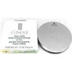 Clinique Stay Matte Sheer Pressed Powder Kompaktní pudr pro dlouhotrvající matný vzhled 1 Stay Buff 7,6 g – Hledejceny.cz