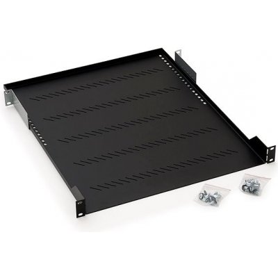 Triton Polička s perforací 1U/150mm, max. nosnost 15kg, šedá, RAC-UP-150-A1 – Zboží Dáma