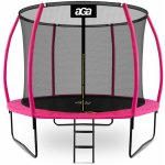 Aga SPORT EXCLUSIVE 305 cm růžová + ochranná síť + žebřík – Zboží Dáma