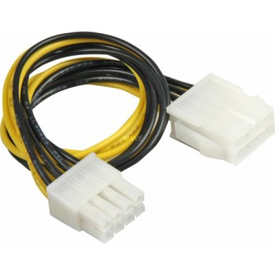 goobay P4 (8pinů) napájecí prodlužovací kabel 20cm (51361) - 11.92.1023 – Sleviste.cz