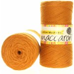 Maccaroni Cotton Macrame tmavě hořčicová 8-408 – Zboží Mobilmania