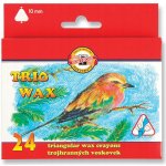 Koh-i-noor Voskovky Trio Wax 8274/24ks 8,2mm trojhranné – Zboží Mobilmania