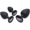 Anální kolík Master Series Dirty Words Anal Plug Set