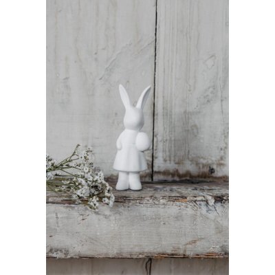 Velikonoční dekorace zajíček Ester White 12 cm Storefactory Scandinavia – Hledejceny.cz