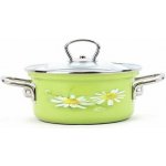Belis Smaltovaný hrnec se skl. poklicí Daisy 20 cm 3,6 l – Hledejceny.cz