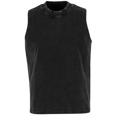 Dámské tričko bez rukávů Washed Černá – Zboží Dáma