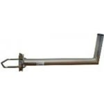 Držák antény 50cm s vinklem, (na stožár 60-140mm), trubka 42/2mm, zinek Galva – Zboží Živě
