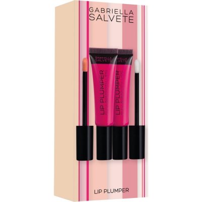 Gabriella Salvete Lip Plumper 01 lesk na rty se zvětšujícím efektem 9 ml + 02 lesk na rty se zvětšujícím efektem 9 ml dárková sada – Zboží Mobilmania