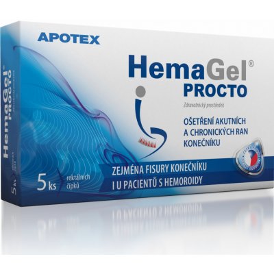 HemaGel Procto čípky 5 ks – Hledejceny.cz