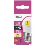 Emos úsporná žárovka LED Classic 6W =40W , patice E27, Mini Globe, teplá bílá – Hledejceny.cz