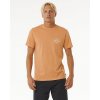 Pánské Tričko Rip Curl STAPLER TEE Clay