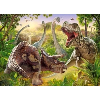 Castorland Bojující dinosauři 018413 180 dílků