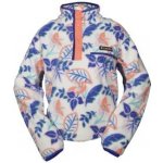 Columbia Helvetia II Printed Cropped Half Snap bílá modrá – Zboží Dáma