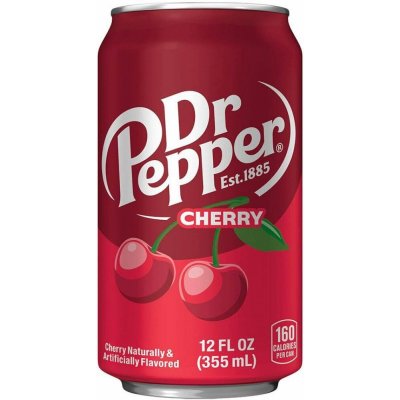Dr Pepper sycený nápoj s příchutí třešně 355 ml – Hledejceny.cz