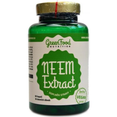 GreenFood Nutrition NEEM extract 60 kapslí