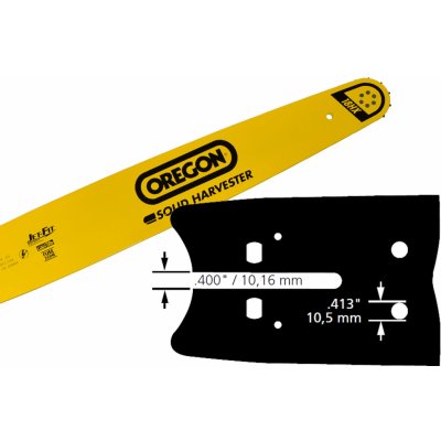 Oregon Harvestorová lišta Solid N114 75cm 2mm .404" 752HSFN114 – Zboží Mobilmania