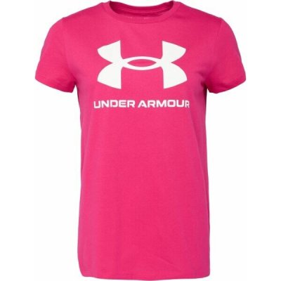 Under Armour LIVE SPORTSTYLE GRAPHIC SS Dámské triko růžová – Zboží Dáma