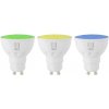 Žárovka Immax NEO SMART sada 3x žárovka LED GU10 6W RGB+CCT barevná a bílá, stmívatelná, Wi-Fi, TUYA 07724C