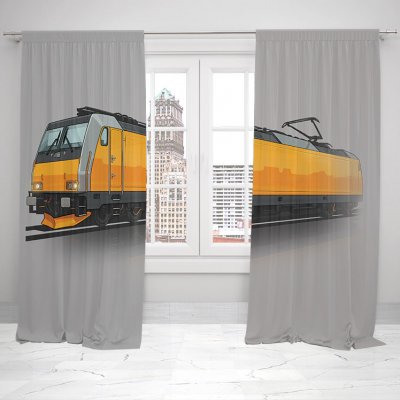 IMPAR Závěsy Bombardier TRAXX (Rozměr : 140x250, Materiál: Blackout) – Hledejceny.cz