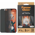 PanzerGlass Privacy Apple iPhone 15 Pro s instalačním rámečkem P2810 – Zboží Živě