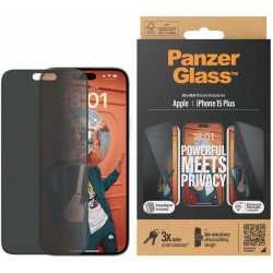 PanzerGlass Privacy Apple iPhone 15 Pro s instalačním rámečkem P2810