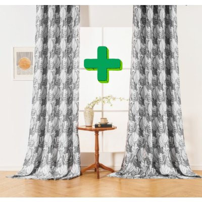 Textilomanie Designové závěsy FLOCUS 140x270 cm (2 ks), vzorované – Hledejceny.cz