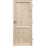 RADEX Dřevěné dveře MASIV Model 1 PN Smrk 80 x 197 cm – Sleviste.cz