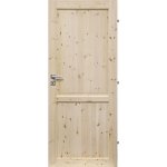 RADEX Dřevěné dveře MASIV Model 1 PN Smrk 80 x 197 cm – HobbyKompas.cz