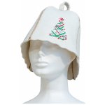 Evei Klobouk s vánoční výšivkou bílý – Zboží Dáma