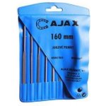 pilníky jehlové Ajax s držadlem šestidílná Sada 160/2 – Zboží Dáma