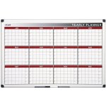 Bi-Office Roční plánovací tabule, magnetická, dny/měsíce, 900 x 600 mm – Sleviste.cz