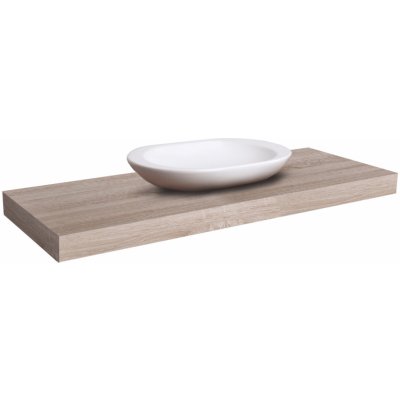 Naturel Dolce deska pod umyvadlo 80x50x8 dub bardolino DO8050DB – Zboží Dáma