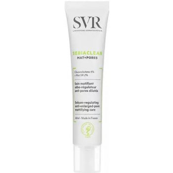 SVR Sebiaclear Mat+Pores matující fluid na regulaci kožního mazu Sebum-Regulating Anti-Enlarged-Pore Mattifying Care 40 ml